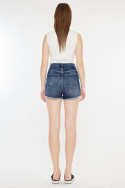 Kancan Raw Hem Button Fly Denim Shorts - The Michelle Style Boutique