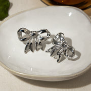 Stainless Steel Bow Stud Earrings - The Michelle Style Boutique