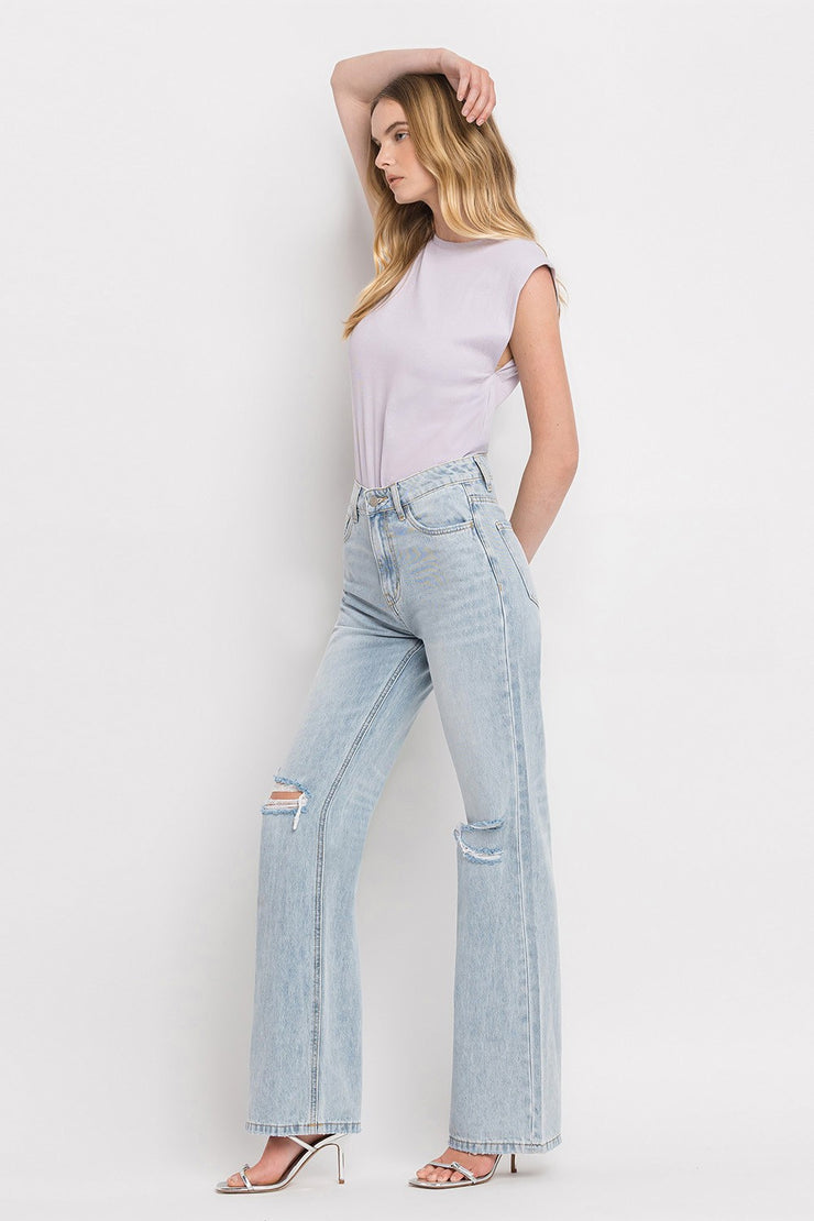 Vervet by Flying Monkey 90'S Vintage Super High Rise Flare Jeans - The Michelle Style Boutique