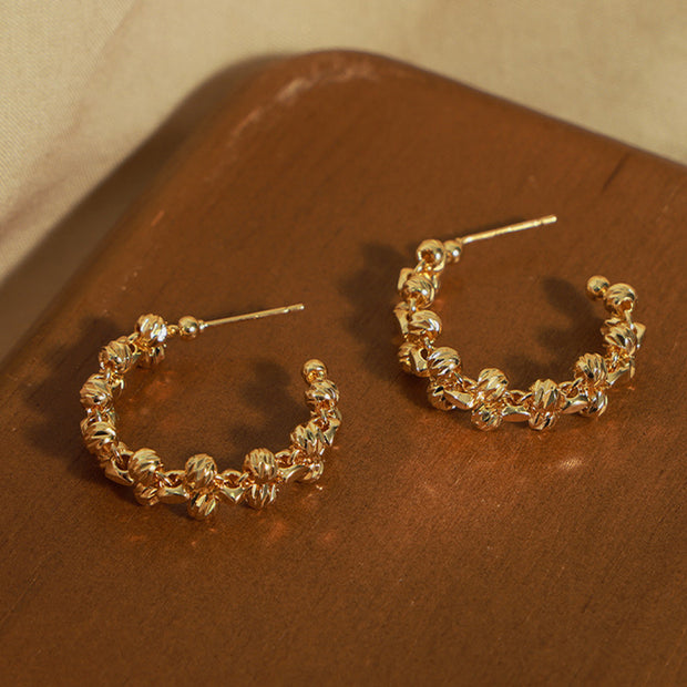 Titanium Steel C-Hoop Earrings - The Michelle Style Boutique