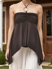 Ruched Halter Neck Cami - The Michelle Style Boutique