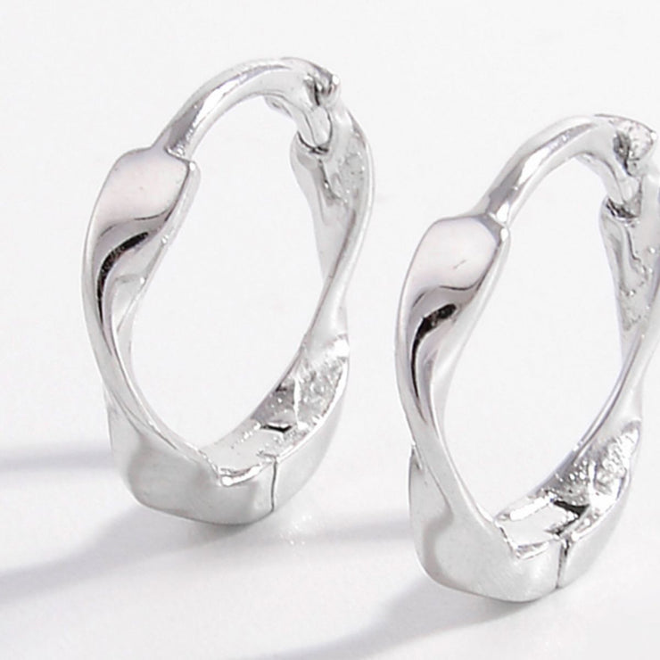 925 Sterling Silver Hoop Earrings - The Michelle Style Boutique