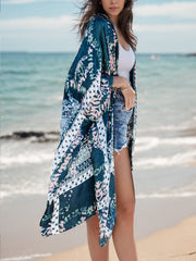 Printed Open Front Cover-Up - The Michelle Style Boutique