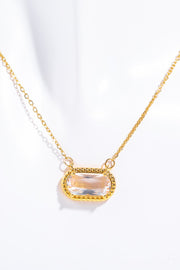 Copper 14K Gold-Plated Pendant Necklace - The Michelle Style Boutique