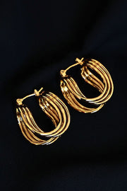 U-Shaped Hoop Earrings - The Michelle Style Boutique