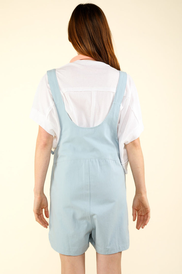 VERY J Adjustable Waist Suspender Overalls with Pockets - The Michelle Style Boutique