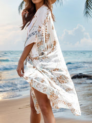 Printed Open Front Cover-Up - The Michelle Style Boutique