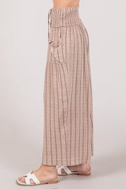 SAGE + FIG Cotton Gauze Wash Stripe Pants - The Michelle Style Boutique