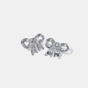 Stainless Steel Bow Stud Earrings - The Michelle Style Boutique