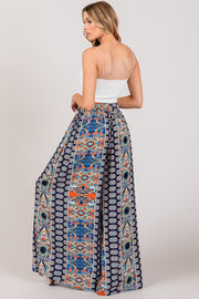 SAGE + FIG Bohemian Multi Geo Print Wide Leg Pants - The Michelle Style Boutique