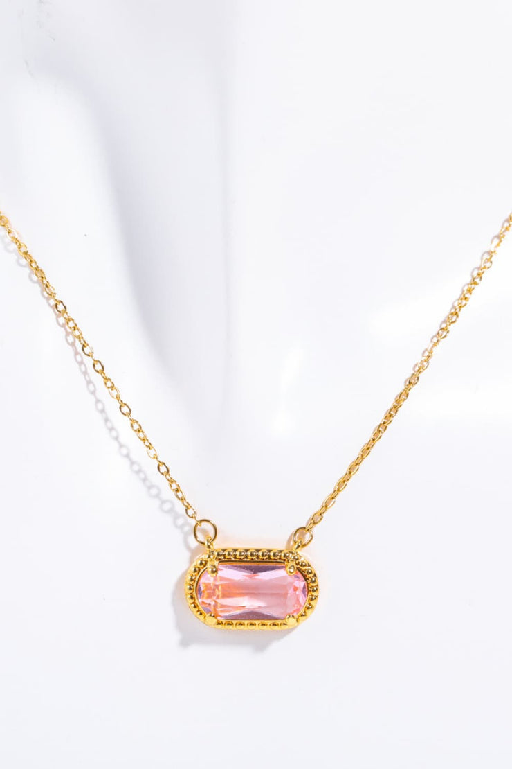 Copper 14K Gold-Plated Pendant Necklace - The Michelle Style Boutique