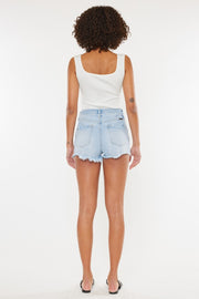 Kancan Distressed Button Fly Denim Shorts - The Michelle Style Boutique