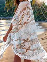 Printed Open Front Cover-Up - The Michelle Style Boutique