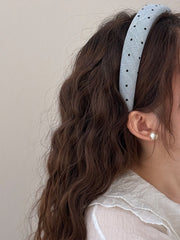 Polka Dot Polyester Wide Headband - The Michelle Style Boutique