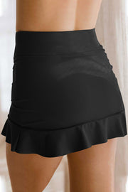 Ruffle Hem Swim Skort - The Michelle Style Boutique